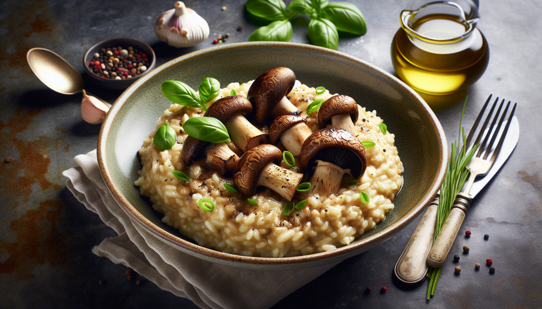 ricette risotto funghi porcini